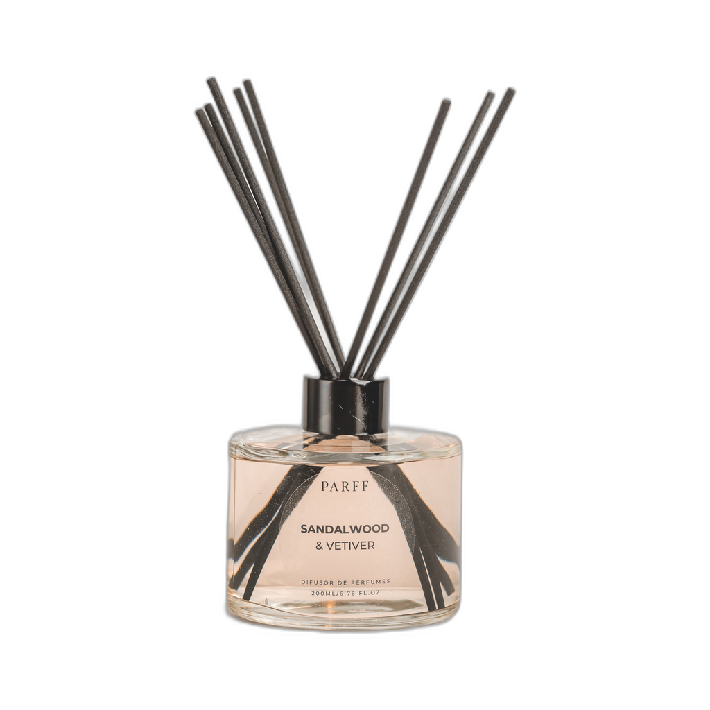 DIFUSOR DE VARETAS SÂNDALO E VETIVER 200ML 