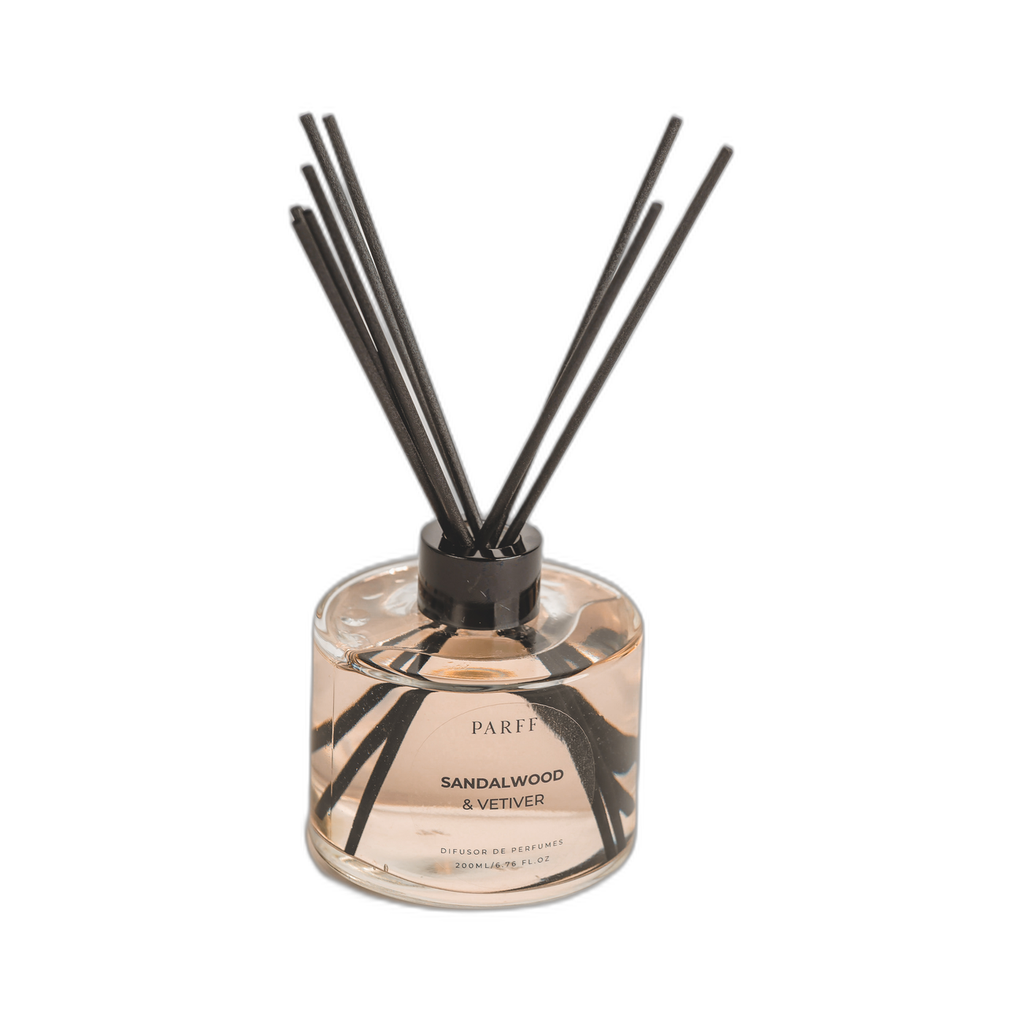 DIFUSOR DE VARETAS SÂNDALO E VETIVER 200ML 