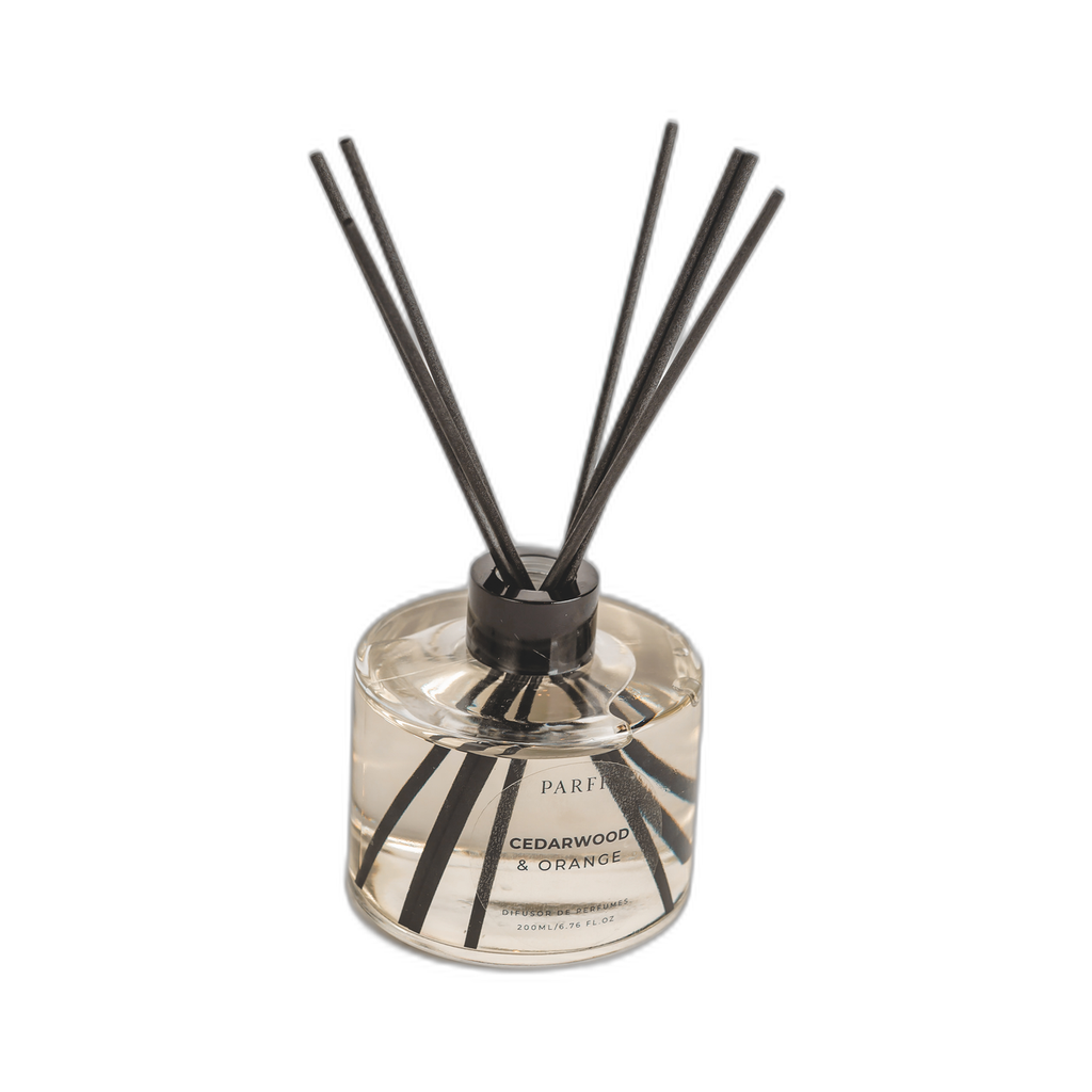 DIFUSOR DE VARETAS CEDRO E LARANJA 200ML 