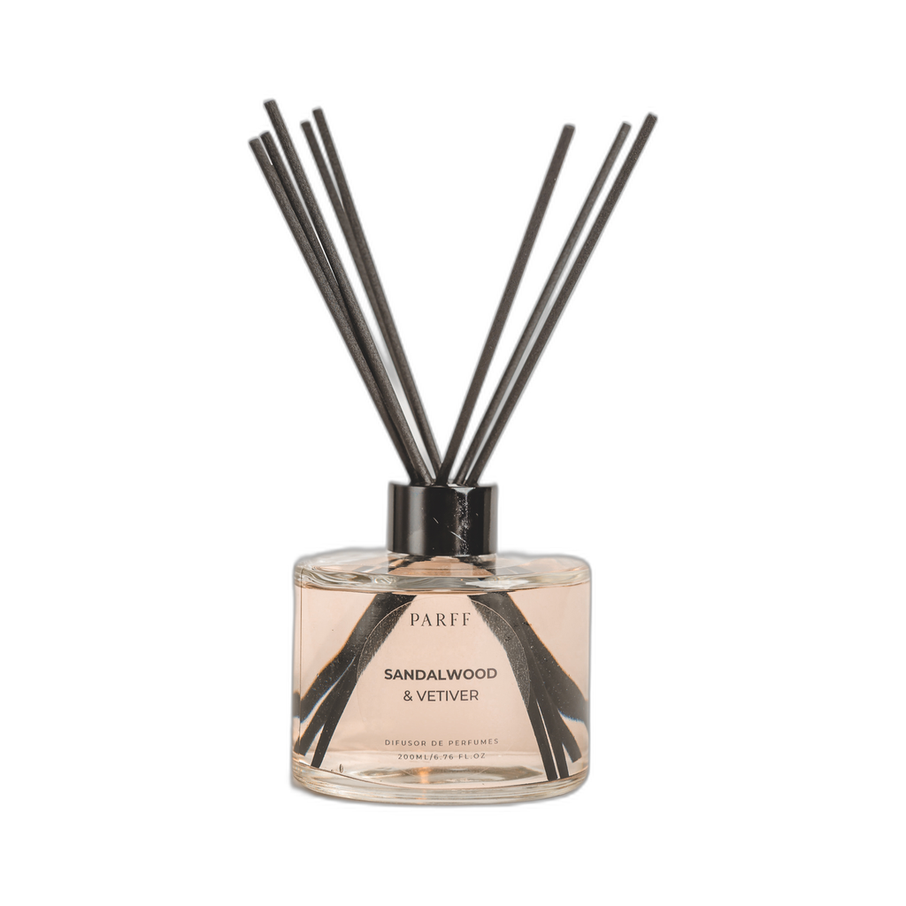 DIFUSOR DE VARETAS SÂNDALO E VETIVER 200ML 
