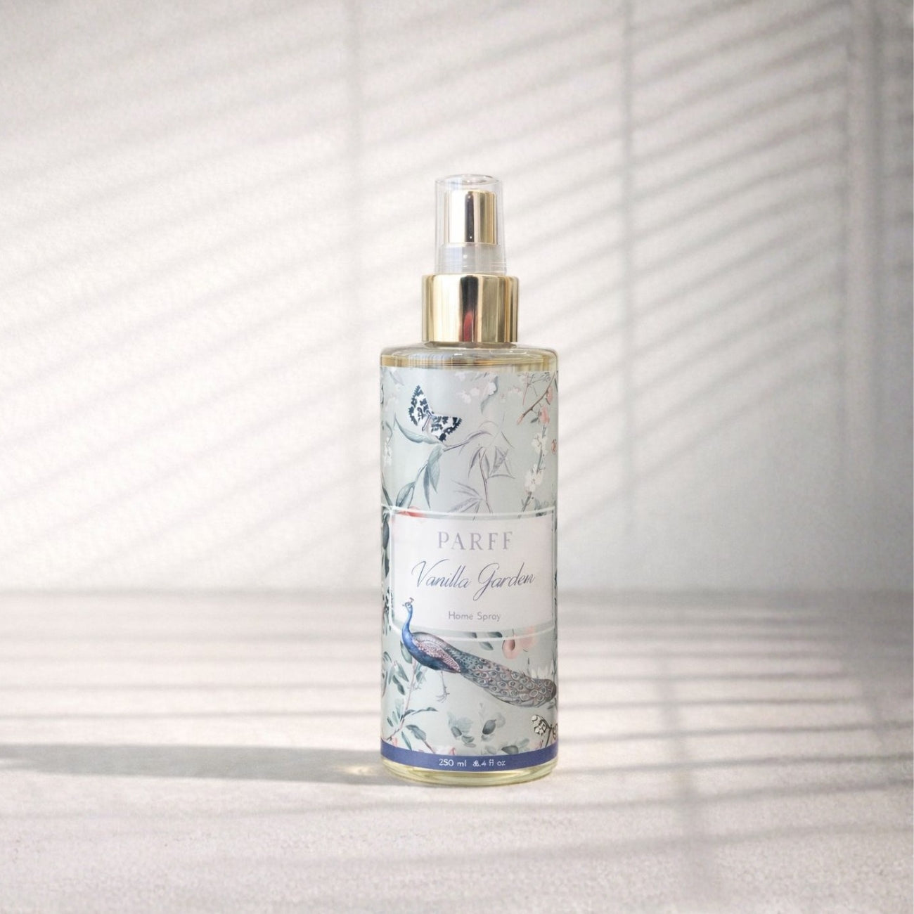 Spray para casa com aroma a baunilha e jardim, 250ml 