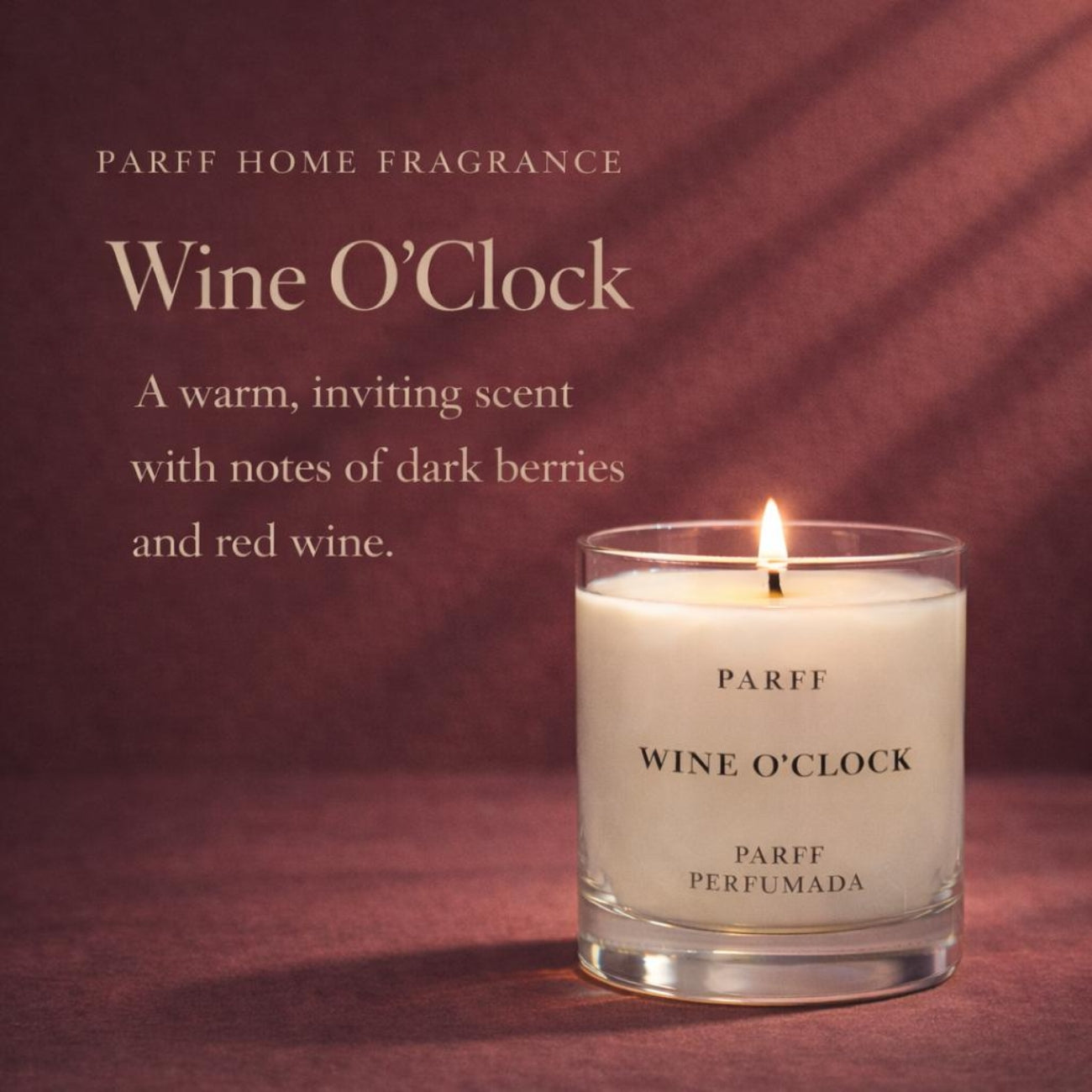 VELA PERFUMADA VINHO HORAS 200G 